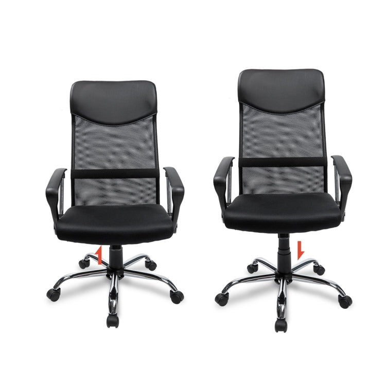 [EU Warehouse] Office Swivel Computer Chair with Headrest/Mesh Backrest/Rocker Function/Fixed Armrest/Height Adjustable