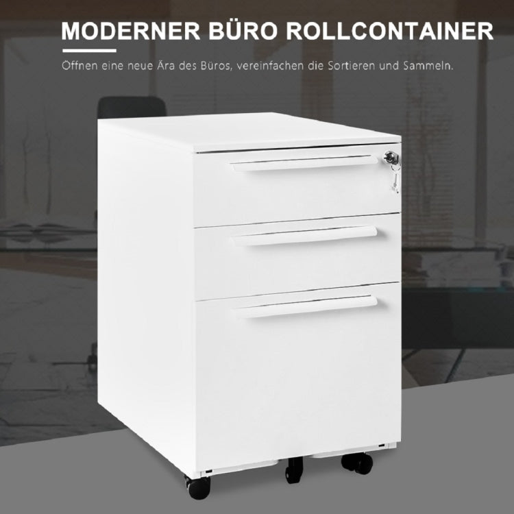 [EU Warehouse] Removable Multifunctional File Organizing Drawer Cabinet with Lock