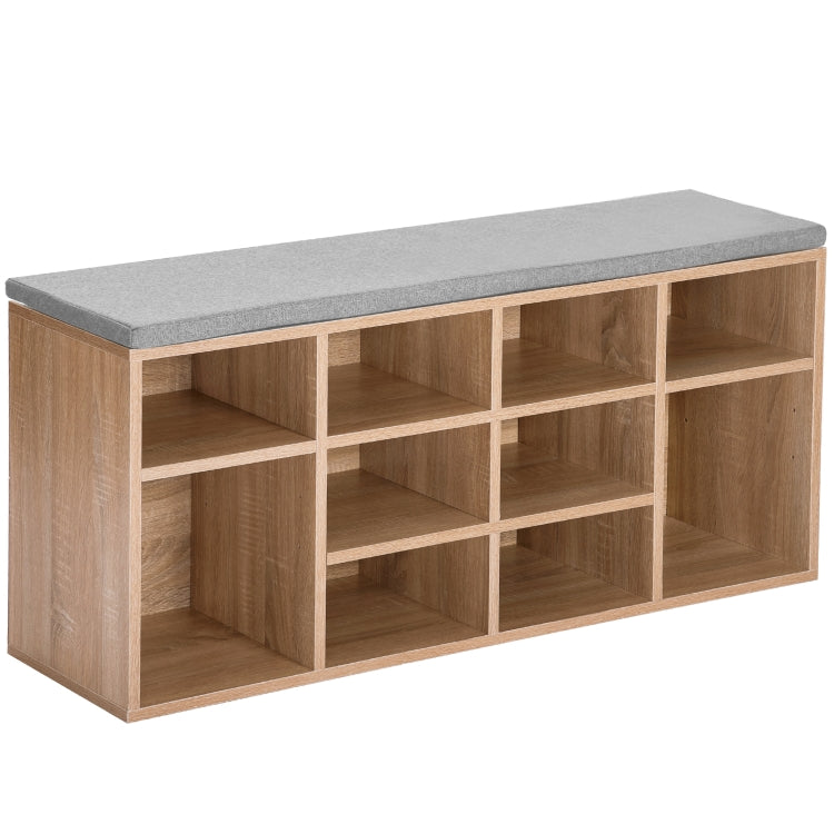 [EU Warehouse] Home Hallway Bedroom Entrance Area Shoe Cabinet with 10 Compartments, Size: 103.5x30x48cm