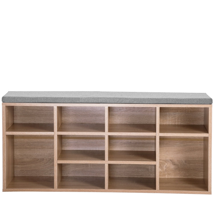 [EU Warehouse] Home Hallway Bedroom Entrance Area Shoe Cabinet with 10 Compartments, Size: 103.5x30x48cm