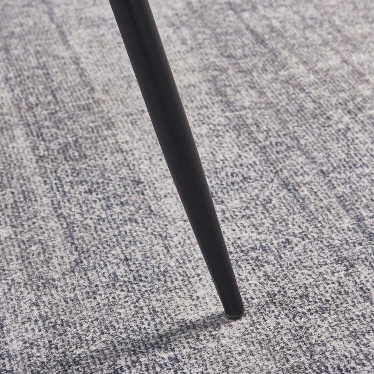 [US Warehouse] 2 PCS Plastic Dining Chairs, Size: 54 x 46.5 x 83.5cm(Grey)