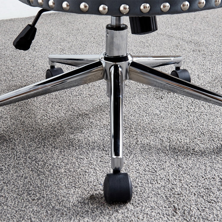 [US Warehouse] Adjustable Home Office Chairs with Pulley, Size: 24x24x34.2 inch(Blue)