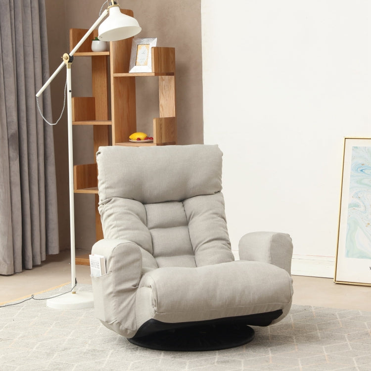 [US Warehouse] Adjustable Head and Waist 360 Degree Rotatable Sofa Chairs(Grey)