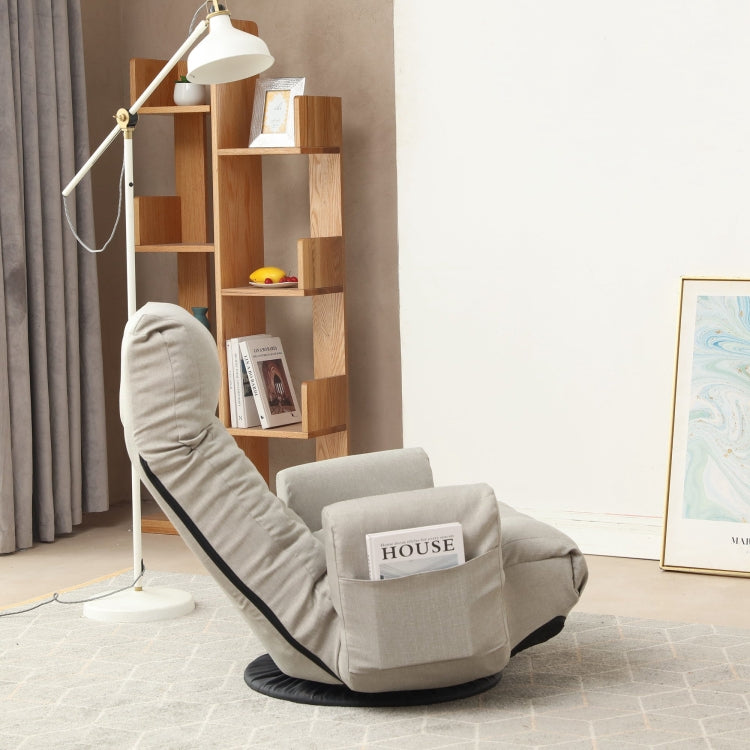 [US Warehouse] Adjustable Head and Waist 360 Degree Rotatable Sofa Chairs(Grey)