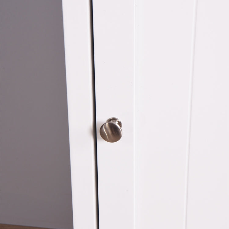 [US Warehouse] Living Room Floor Cabinet with a Door & 3 Drawers, Size: 15.75x12.6x63 inch(White)