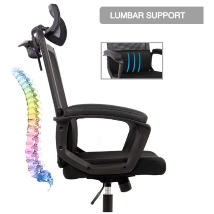 [US Warehouse] Ergonomic Office Chairs with Armrests(Black)