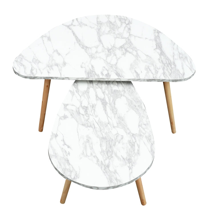 [US Warehouse] 2 PCS Modern Style Leisure Tea Table Cocktail Table
