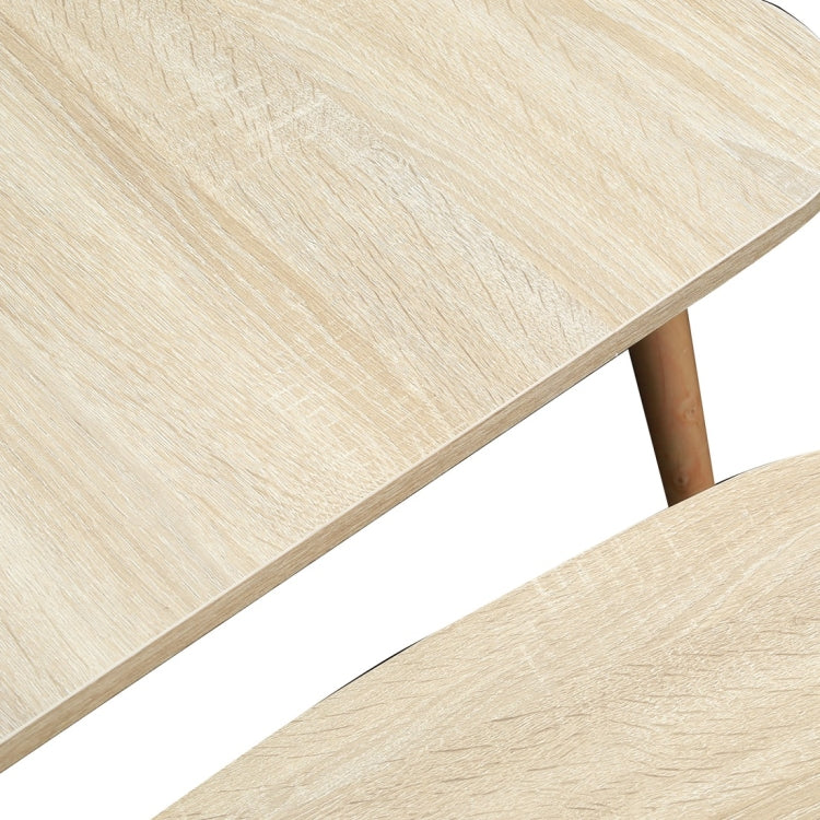[US Warehouse] 2 PCS Modern Style Leisure Tea Table Cocktail Table