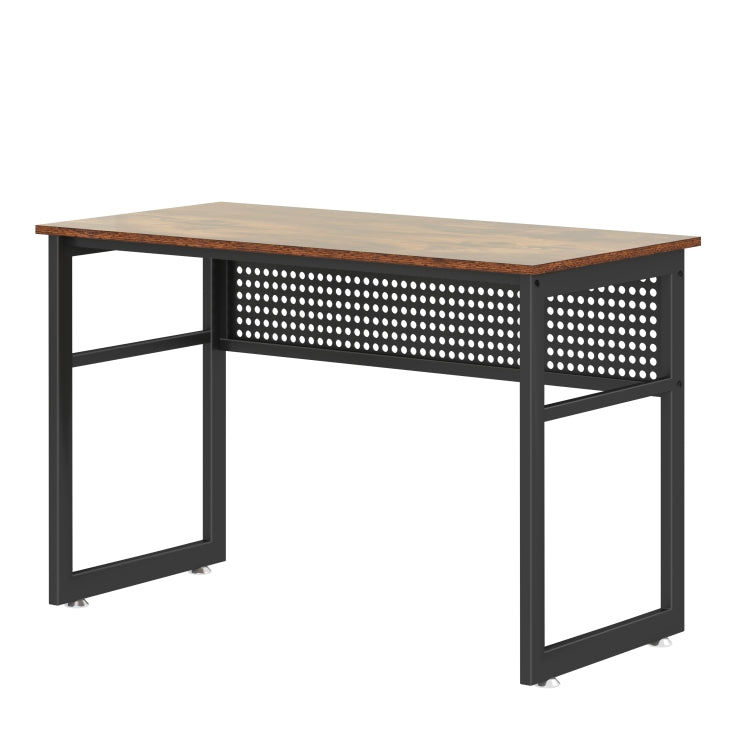 [US Warehouse] Home Office Wooden Metal Framed Desk, Size: 120x75x60cm