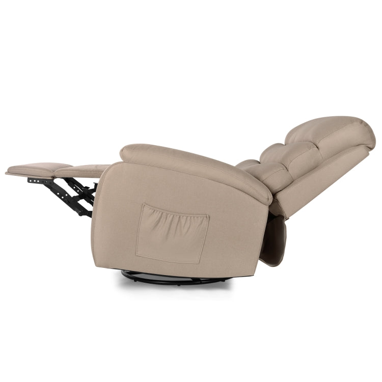 [US Warehouse] Full Body Massage Chair Zero Gravity Electric Heat Reclining Sofa (Khaki)