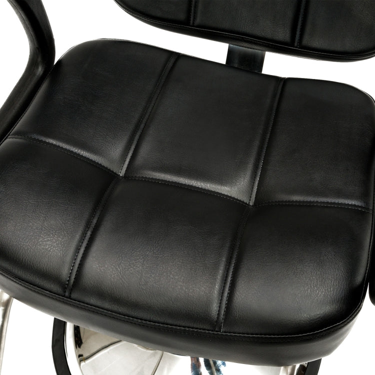 [US Warehouse] Classic Hydraulic Beauty Salon Barber Chair (Black)