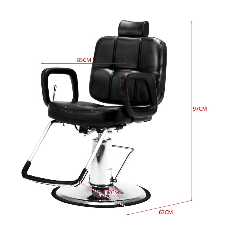 [US Warehouse] Classic Hydraulic Beauty Salon Barber Chair (Black)
