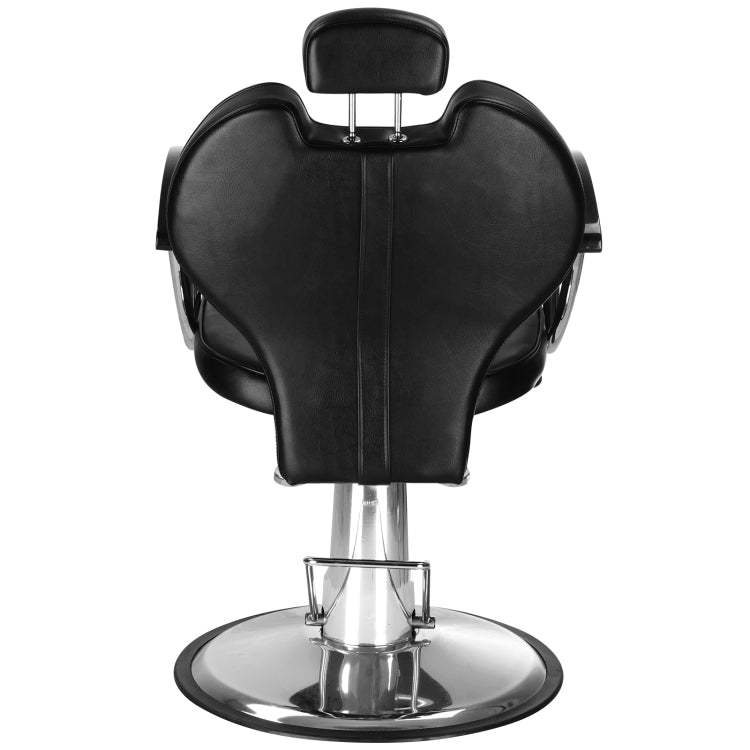 [US Warehouse] Hydraulic Reclining Barber Chair Salon Beauty Equipment(Black Red)