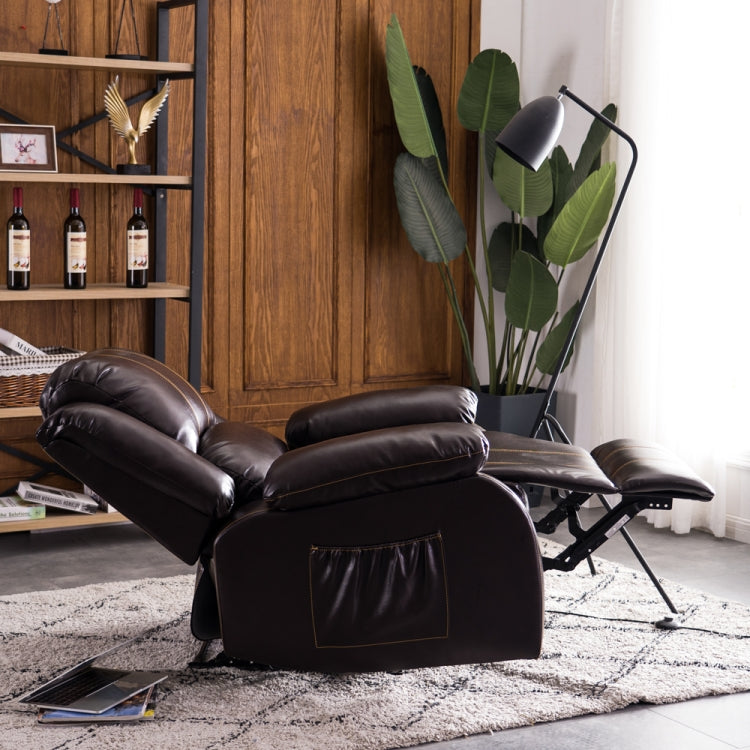 [US Warehouse] Function Chair Combination Electric Massage Chair Style: A(Dark Brown)