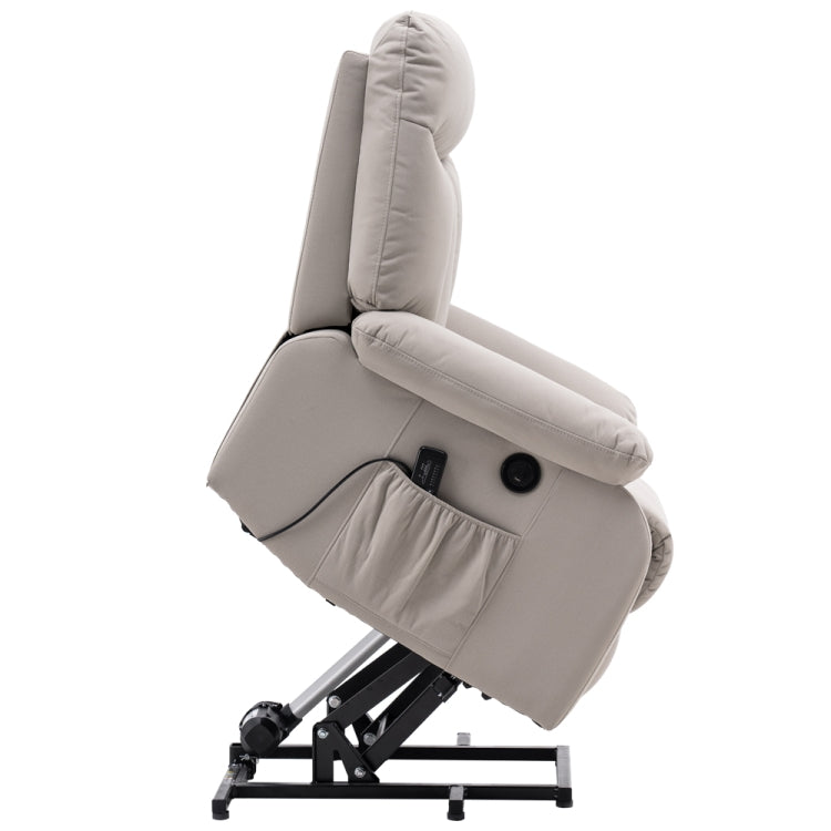 [US Warehouse] Electric Lift Function Chair Combination Electric Massage Chair Style: A(White)