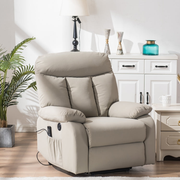 [US Warehouse] Electric Lift Function Chair Combination Electric Massage Chair Style: A(White)
