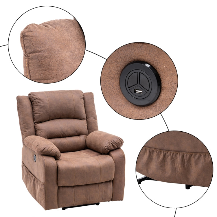 [US Warehouse] Function Chair Combination Electric Massage Chair Style: C(Brown)