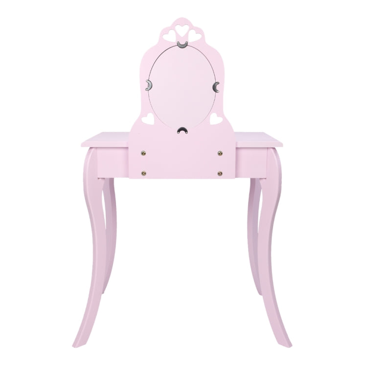 [US Warehouse] Children One Mirror Single Drawer Dressing Table, Table Size: 76 x 41 x 35cm(Purple)