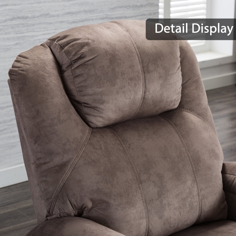 [US Warehouse] Ergonomic Recliner Chairs with 2 Cup Holders(Camel)