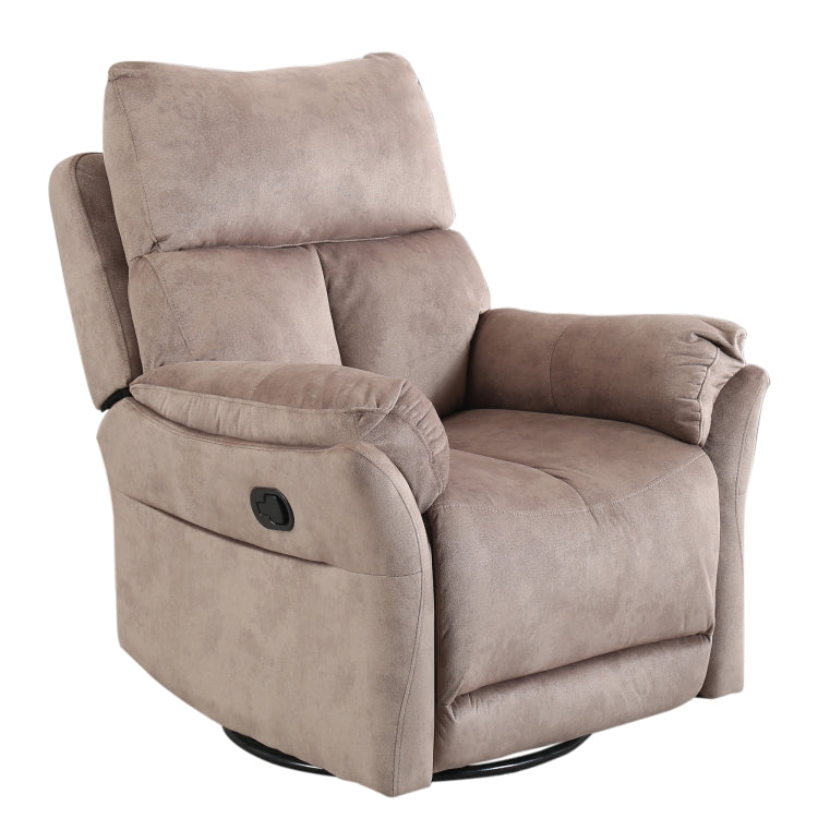 [US Warehouse] Swivel Rocker Manual Reclining Chairs(Camel)