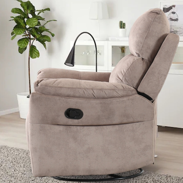 [US Warehouse] Swivel Rocker Manual Reclining Chairs(Camel)