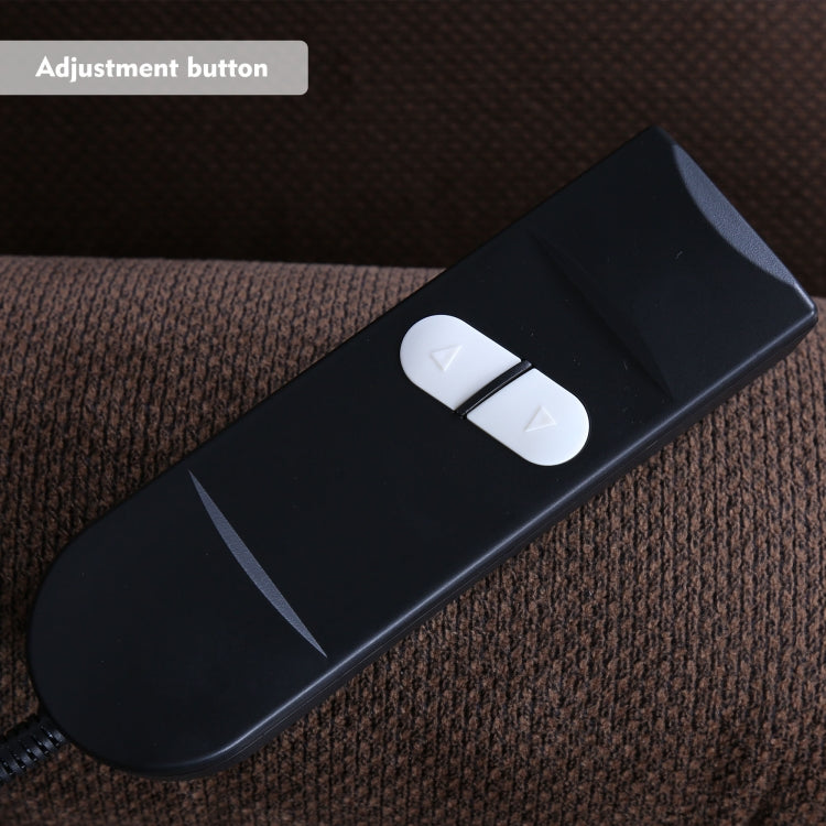 [US Warehouse] Electric Power Lift Remote Control Recliner Chairs for Elderly with Side Pocket (Coffee)