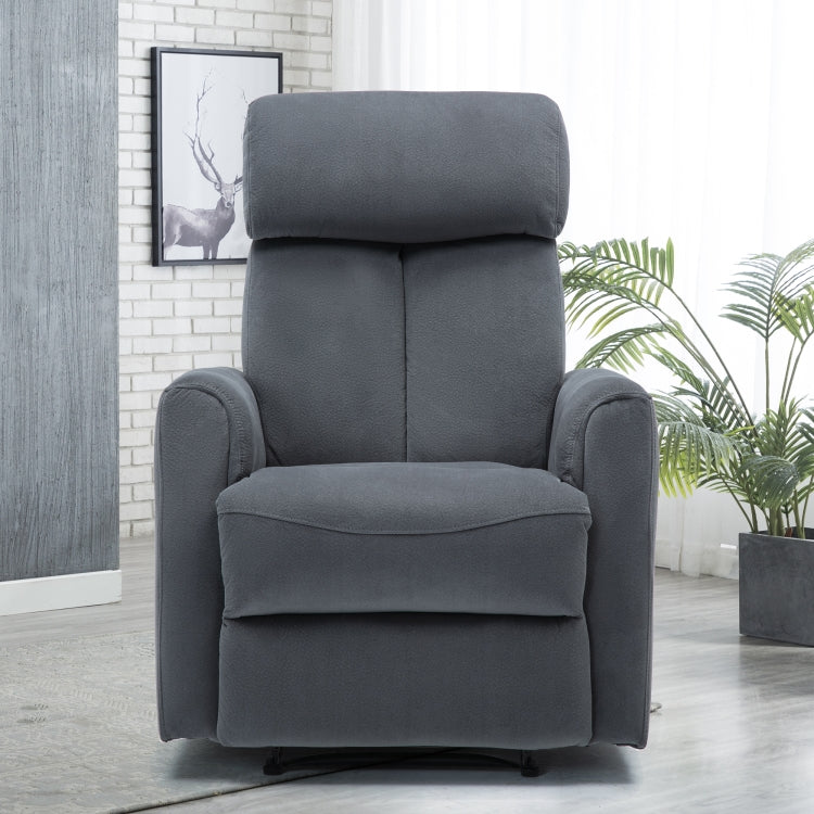 [US Warehouse] Power Recliner Chairs Overstuffed Single Sofa (Grey)