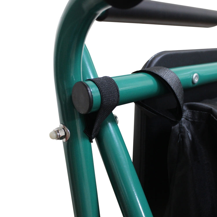 [US Warehouse] Aluminum Tube Walker with Seat Cushion (Green)