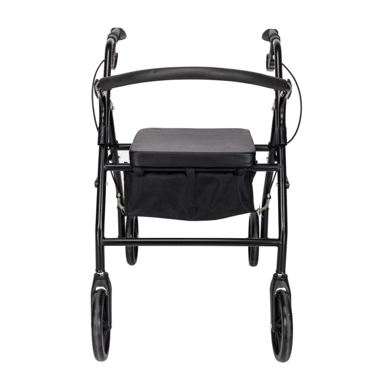 [US Warehouse] Steel Nylon Walker with Wheels (Black)