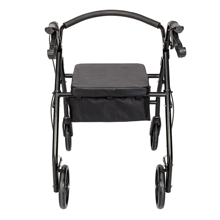 [US Warehouse] Steel Nylon Walker with Wheels (Black)