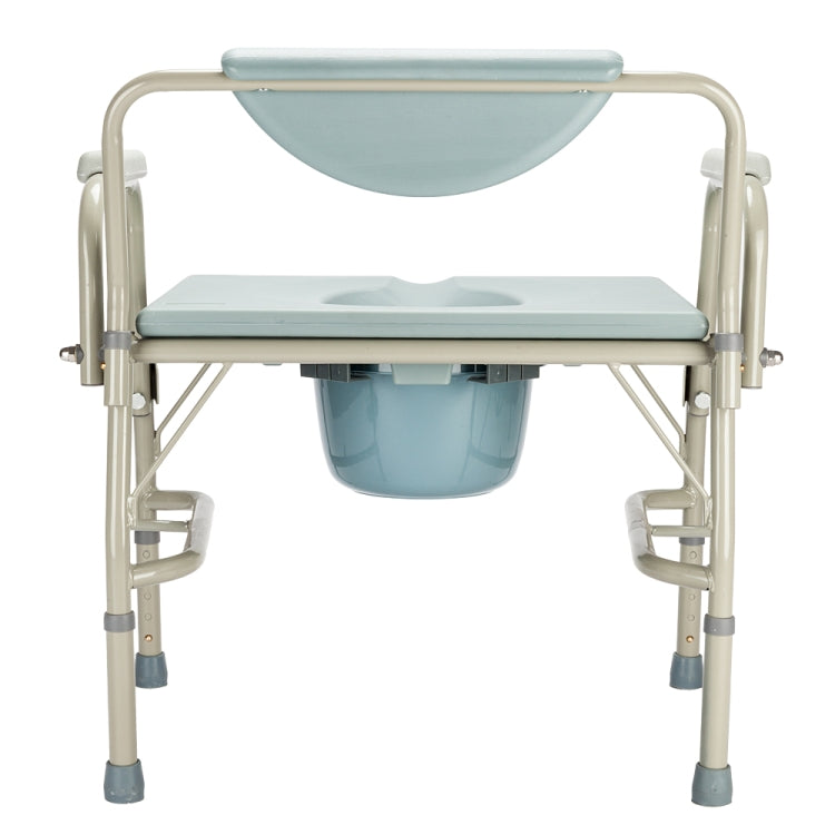 [US Warehouse] Medical Bariatric Drop-Arm Commode Toilet Seat(Light Blue)