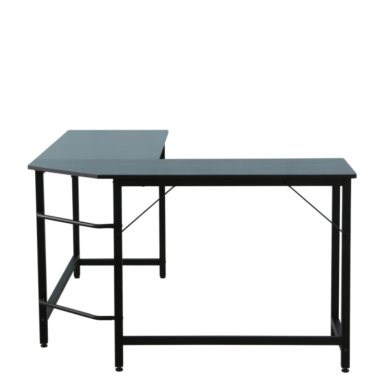 [US Warehouse] Home Office L-Shaped Corner Desk Computer Desk (Black)