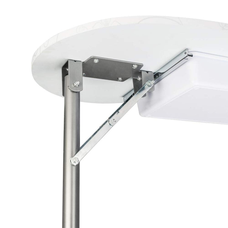 [US Warehouse] Portable Foldable Salon SPA MDF Manicure Table with Arm Rest & Drawer, Size: 91x40x70cm(White)