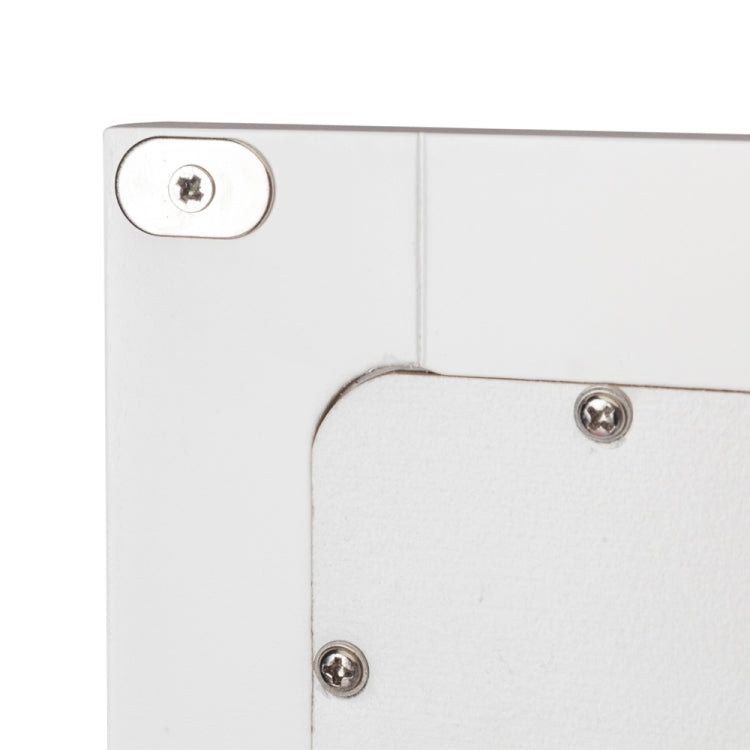 [US Warehouse] Double Door Mirror Indoor Bathroom Wall Mounted Cabinet Shelf, Size: 56 x 13 x 58cm(White)