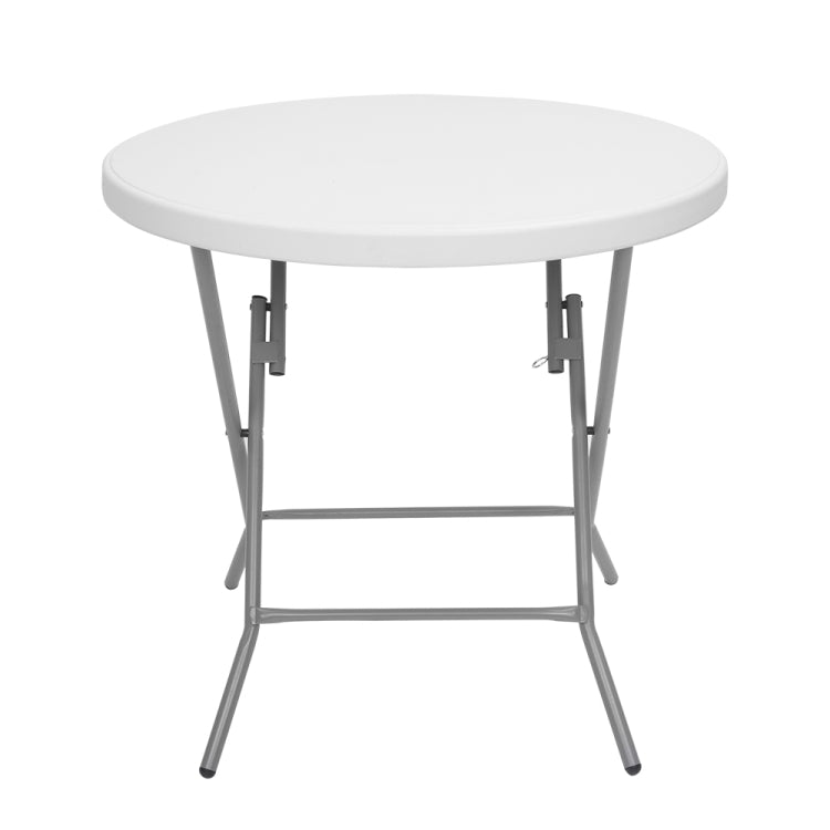 [US Warehouse] 32inch Outdoor Round Folding Table(White)