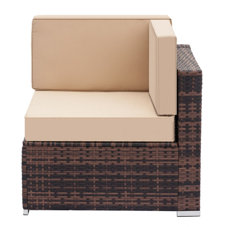 [US Warehouse] Rattan Corner Sofa, Size: 75 x 75 x 63cm (Brown)