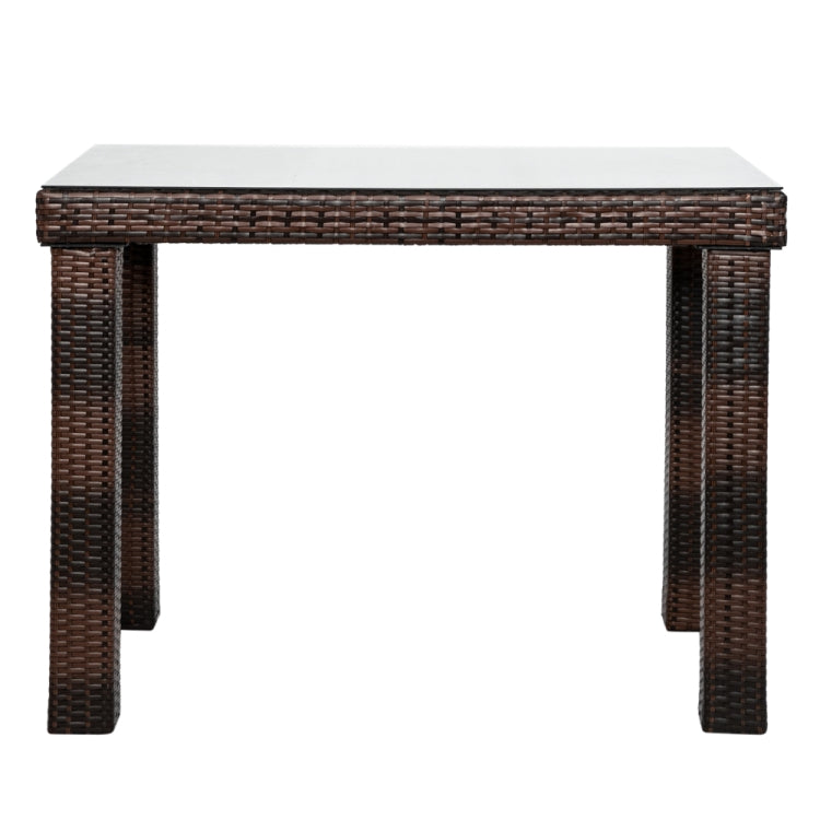 [US Warehouse] Bar Table, Size: 122 x 76 x 91cm (Brown)