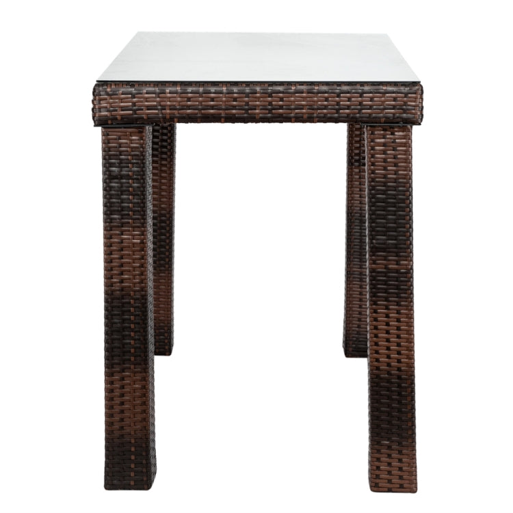 [US Warehouse] Bar Table, Size: 122 x 76 x 91cm (Brown)