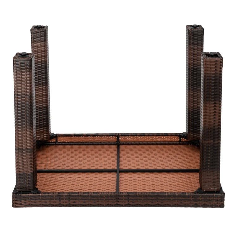 [US Warehouse] Bar Table, Size: 122 x 76 x 91cm (Brown)