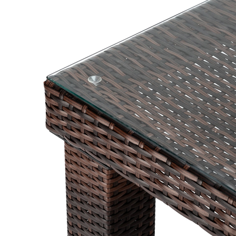 [US Warehouse] Bar Table, Size: 122 x 76 x 91cm (Brown)
