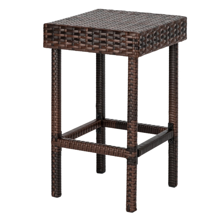 [US Warehouse] 4 PCS Bar Stool Chairs, Size: 38 x 38 x 61cm (Brown)