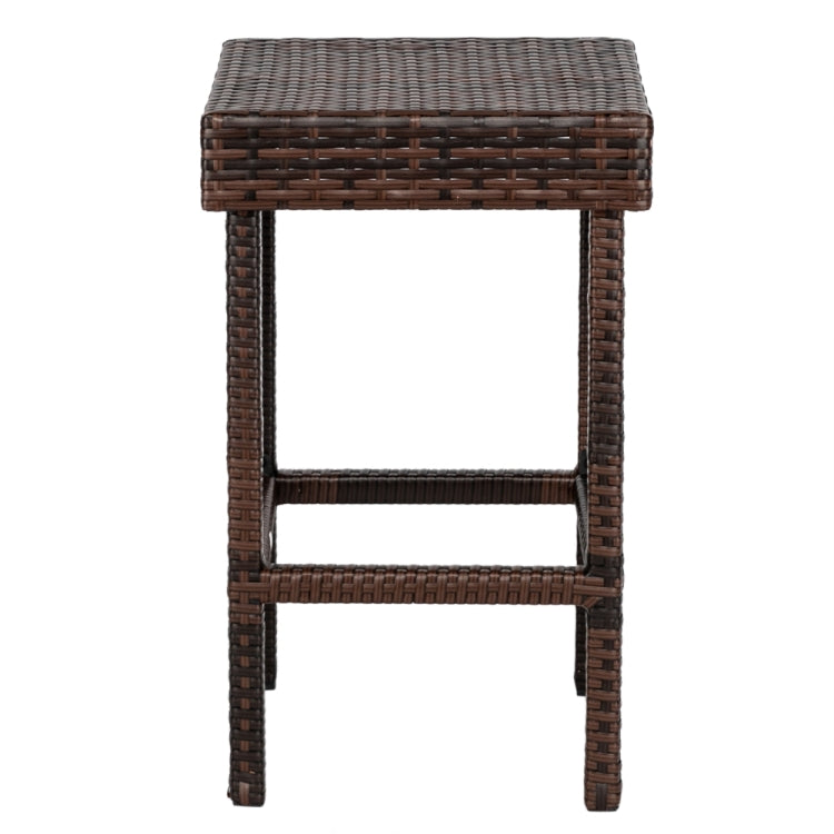 [US Warehouse] 4 PCS Bar Stool Chairs, Size: 38 x 38 x 61cm (Brown)