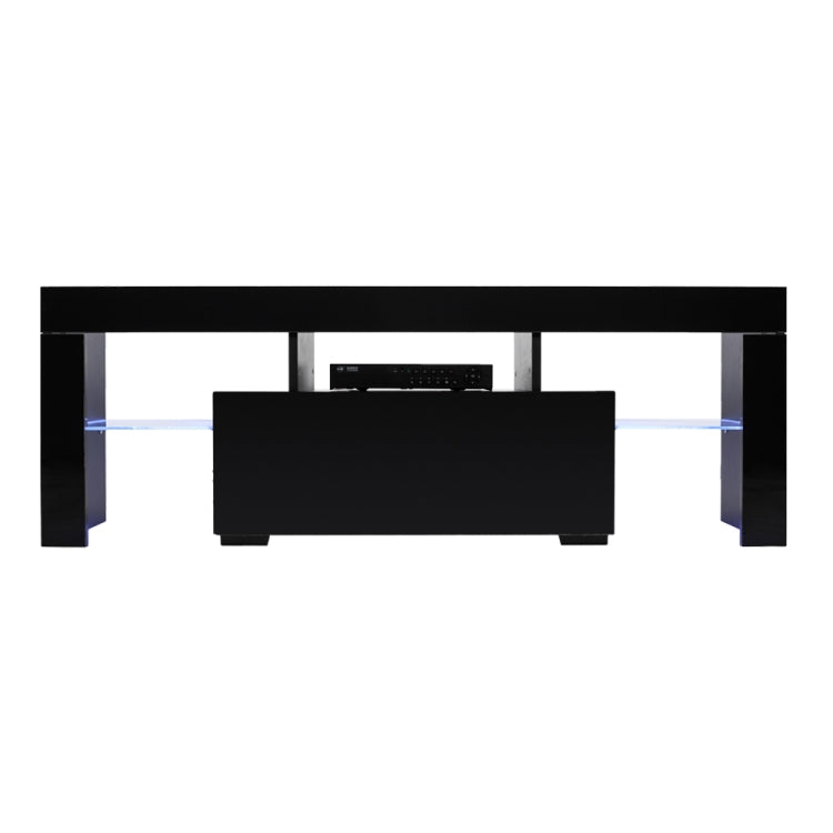 [US Warehouse] Household Decoration LED TV Cabinet with Single Drawer Size: 130 x 35 x 45cm(Black)