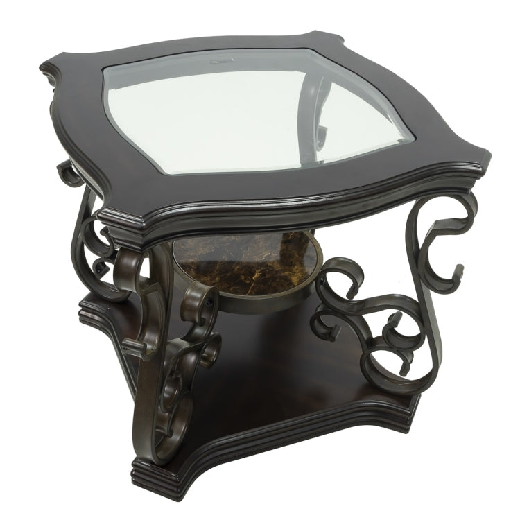 [US Warehouse] End Table, Size: 67x67x61cm