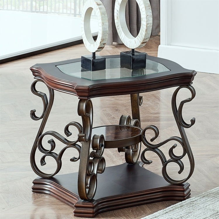 [US Warehouse] End Table, Size: 67x67x61cm