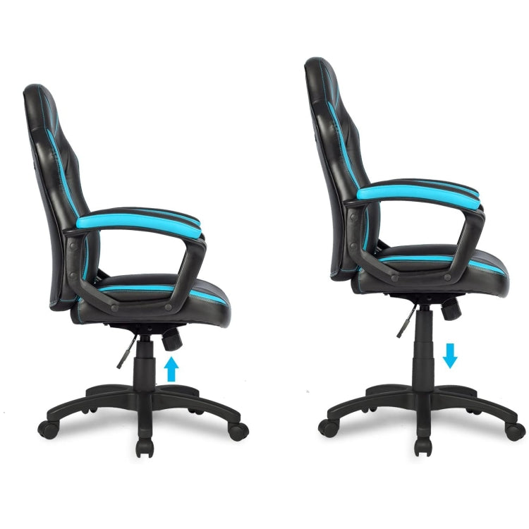 [EU Warehouse] Ergonomic Racing Sports Seat Chairs Office Swivel Chairs (Blue)