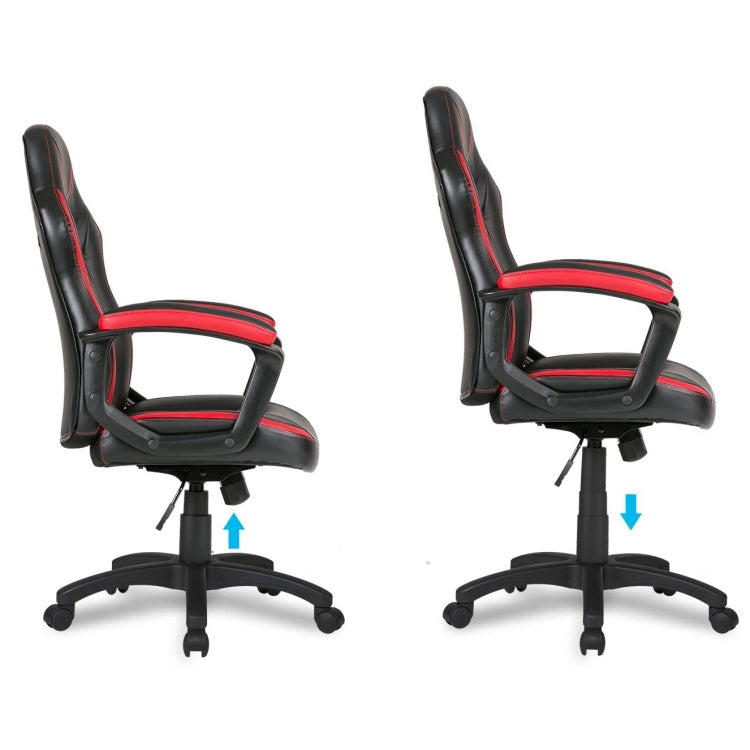 [EU Warehouse] Ergonomic Racing Sports Seat Chairs Office Swivel Chairs (Red)