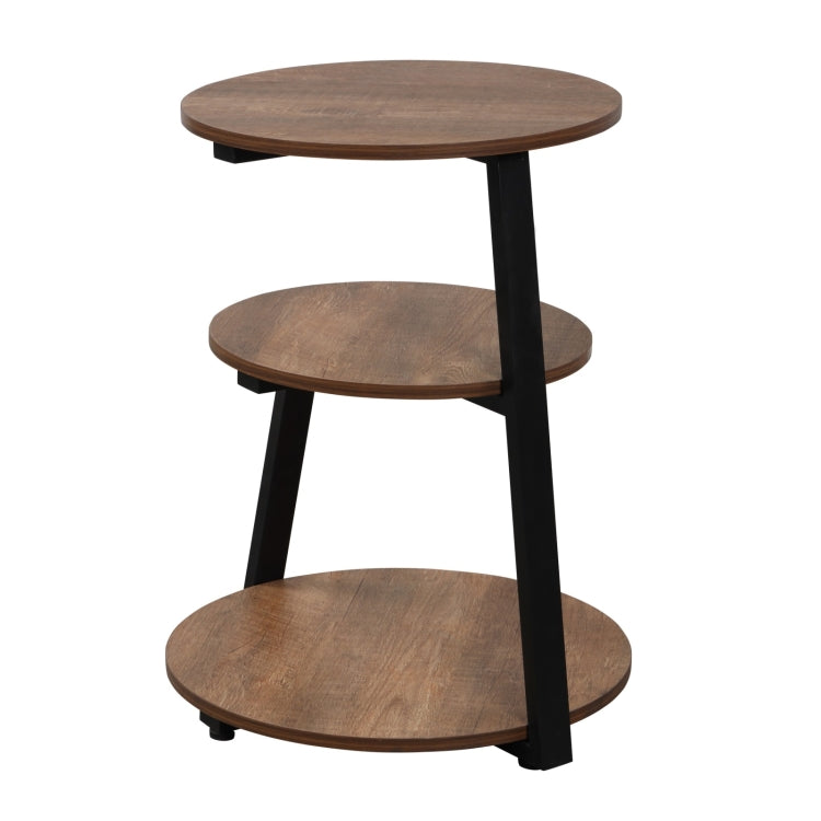 [US Warehouse] Three-layers End Table, Size: 45x64.7cm(Coffee)