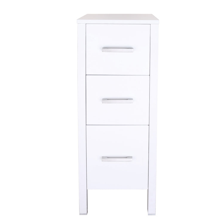 [US Warehouse] Bathroom Vanity with Three Drawers, Size: 30.5 x 51 x 76cm(White)