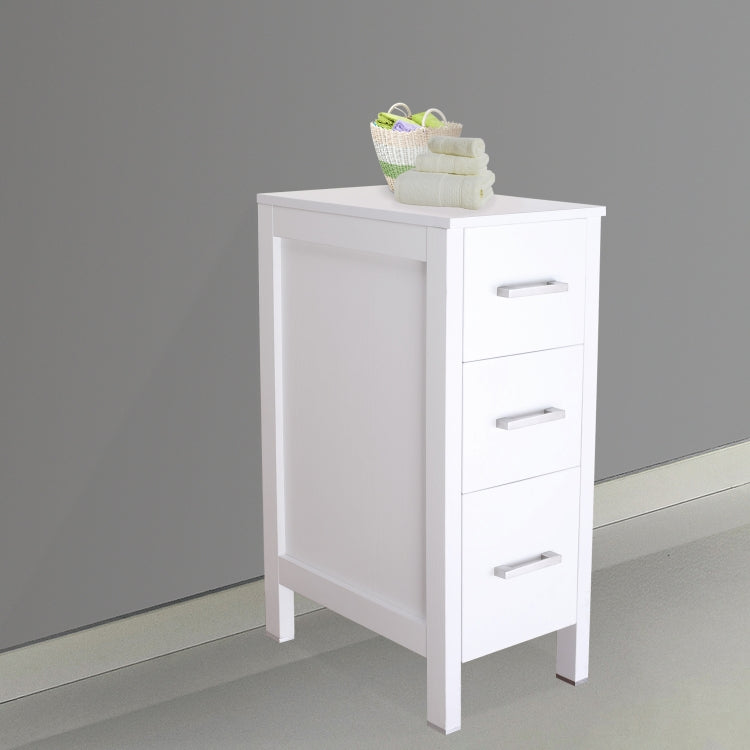 [US Warehouse] Bathroom Vanity with Three Drawers, Size: 30.5 x 51 x 76cm(White)